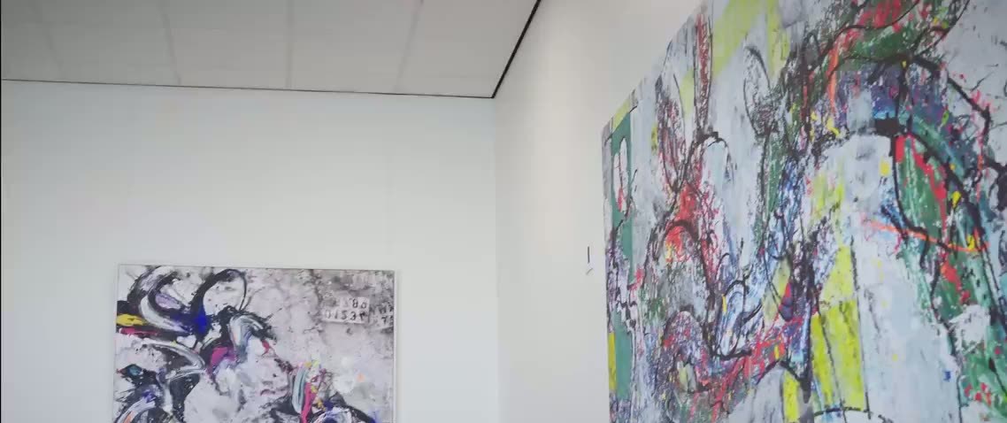 Surinamese artwork on display in the EAG terminal